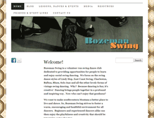 Tablet Screenshot of bozemanswing.com